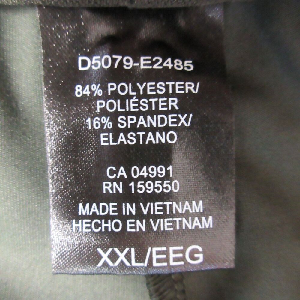 Hilary Radley Elastic Waist Pull On Stretchy Pants XXL‎ Dark Olive Green 2XL NWT - Picture 6 of 10
